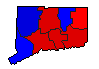2014 Connecticut County Map of General Election Results for Secretary of State