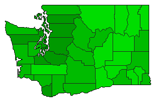 2015 Washington County Map of General Election Results for Initiative
