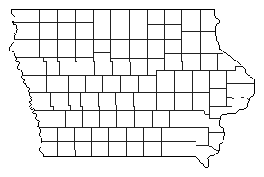 2016 Iowa County Map of Democratic Primary Election Results for President