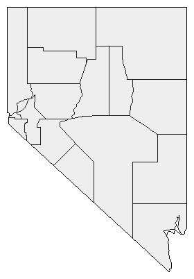 2016 Nevada County Map of Democratic Primary Election Results for President