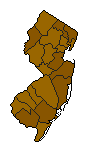 2016 New Jersey County Map of Republican Primary Election Results for President