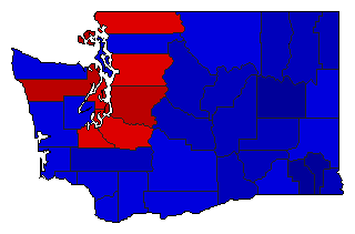 2016 Washington County Map of General Election Results for State Auditor