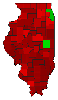 2020 Illinois County Map of General Election Results for Referendum