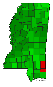 2020 Mississippi County Map of General Election Results for Referendum