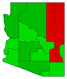 2020 Arizona County Map of General Election Results for Referendum