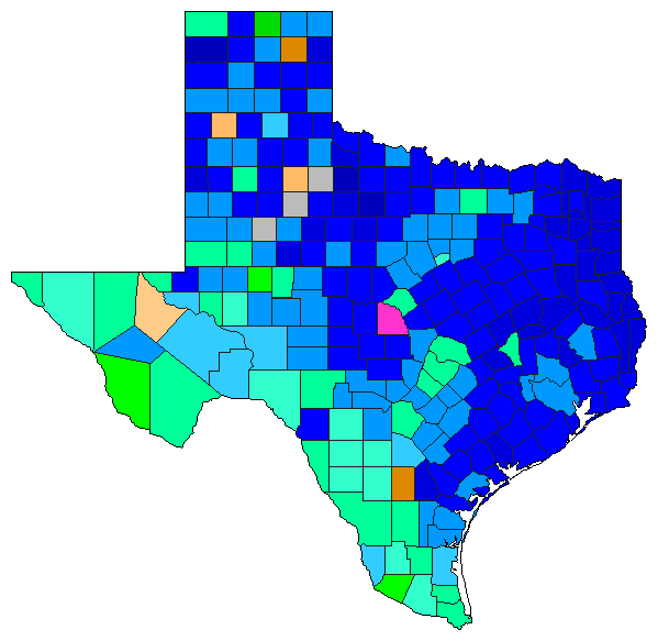 2020 Presidential Democratic Primary Election Results - Texas