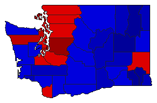2020 Washington County Map of General Election Results for Attorney General