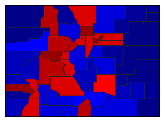 2020 Colorado County Map of General Election Results for Senator