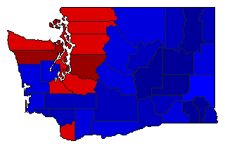 2022 Washington County Map of General Election Results for Senator