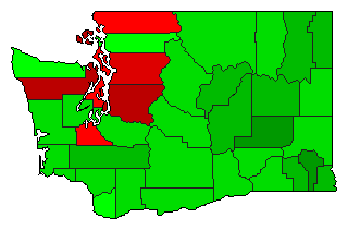 2022 Washington County Map of General Election Results for Secretary of State