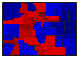 2022 Colorado County Map of General Election Results for Governor