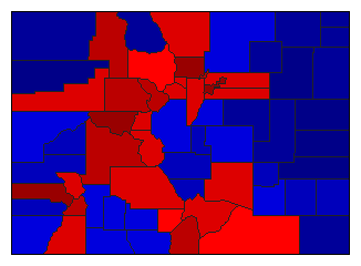 2022 Colorado County Map of General Election Results for Secretary of State