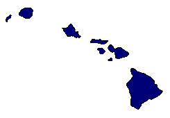 2024 Hawaii County Map of Republican Primary Election Results for President