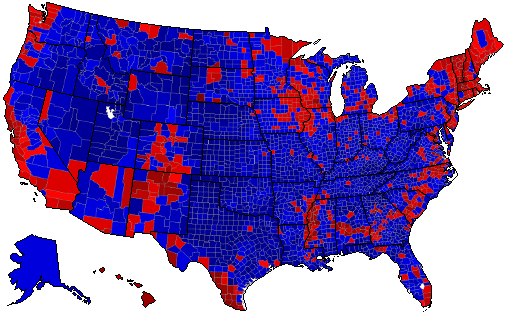 2012 Presidential Election - Election Results by County