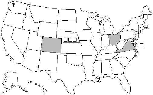 Red/Blue State Map for 2012
